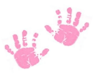 Using A Baby Hand And Footprint As A Gift